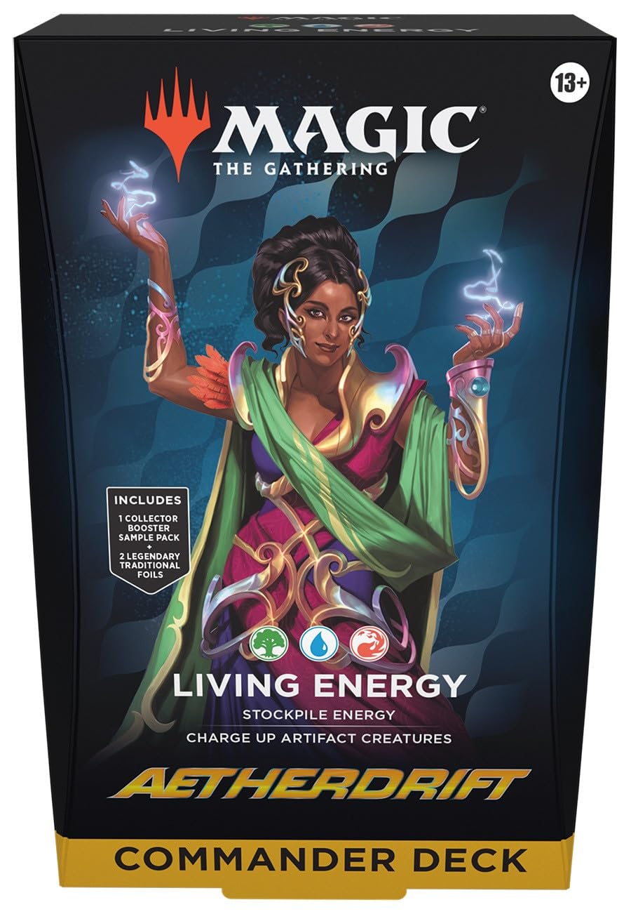 Amazon.com: Magic The Gathering Aetherdrift Commander Deck Living